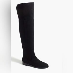 Over-the-knee Microsuede boot